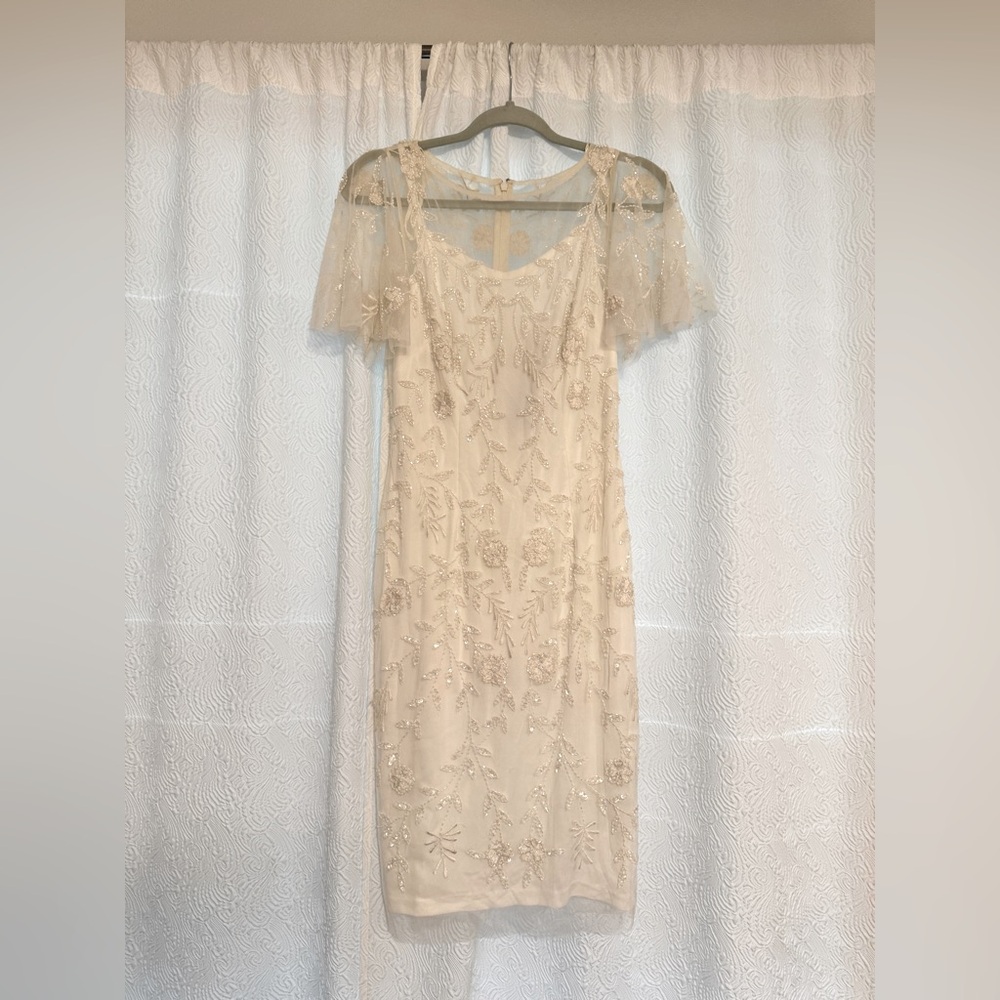 Adrianna Papell White Dress